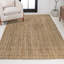 Tapis naturel en jute tissé à la main Kaileen-1693404637