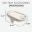 Spa gonflable en vinyle Intex 4 - 140 personnes