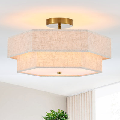 Plafonnier semi-encastré Modern
