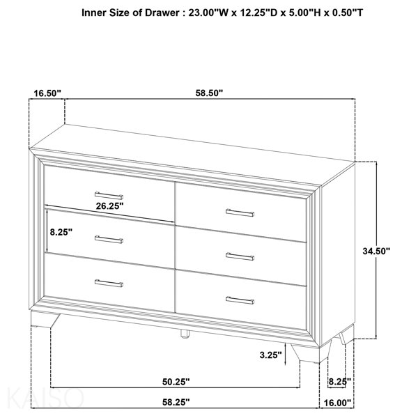 Dimensions du produit