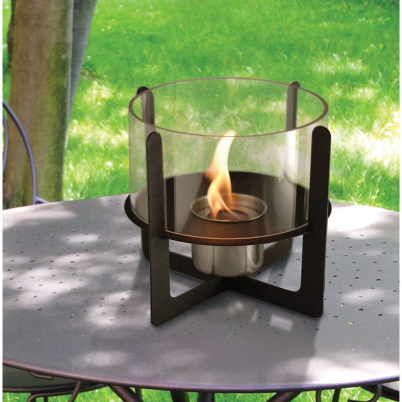Andreas Metal Bio-Ethanol Outdoor Tabletop Fireplace