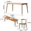 Ensemble de salle à manger rectangulaire L 59 po x l 31,49 po Lakeleigh-204255551-247197401