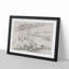 Landscape Sketch by Gong Xian - Picture Frame Drawing Print-55641173-55641174