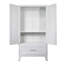 Armoire-penderie durable en métal de 60 pouces avec tiroir, tringle de suspension et tablette réglable pour des solutions de rangement polyvalentes