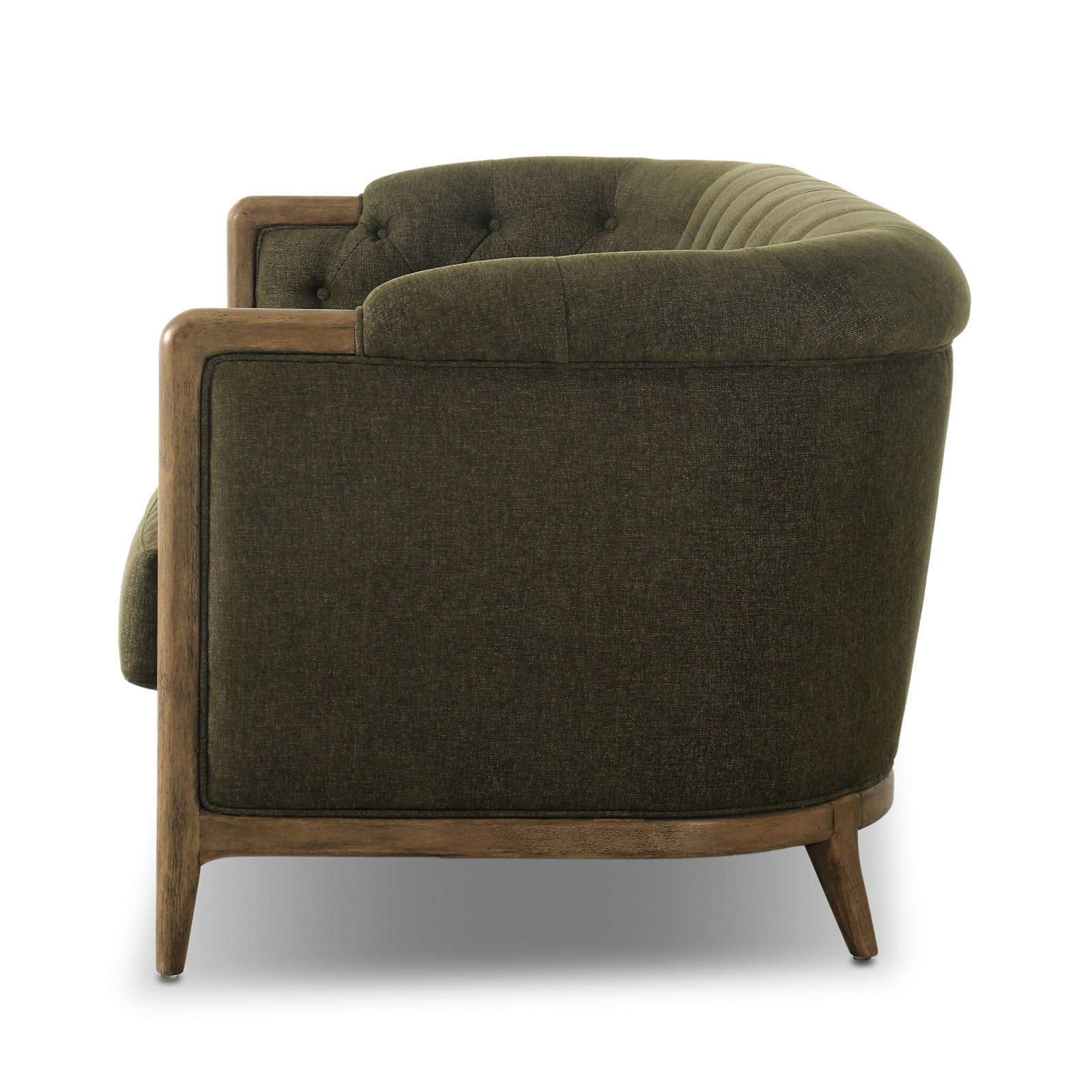 Colten Rolled Arm Sofa, 29.75" H x 78" W x 36" D, Sutton Olive