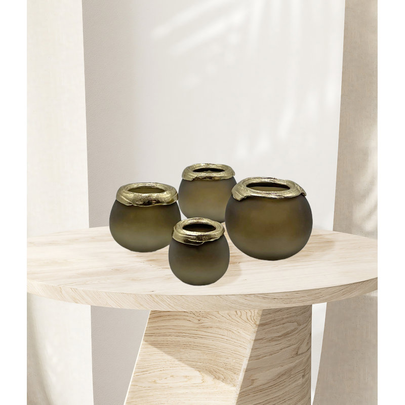 Collection de 4 vases de table Santara