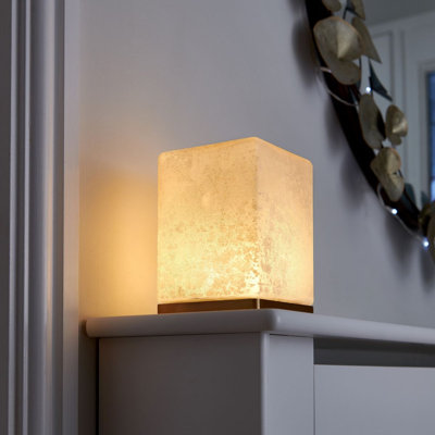 Alazah Glass Standard Table Lamp