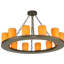 12 - Light Chandelier