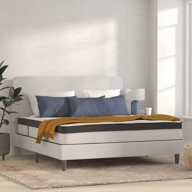 Marcum Medium Tight Top Innerspring and Memory Foam Hybrid Mattress, King