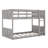 Twin Over Twin Floor Bunk Bed-393502640