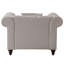 Chaise en lin beige Aurelia avec coussin-1596314781