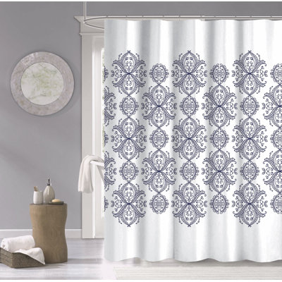 Rideau de douche simple 100% coton Annabele