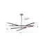 Lustre moderne à 10 lumières en nickel lustré, style allumette-29552791