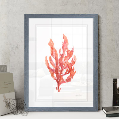 " Coral Kelp I " by Paul Cezanne Acrylic Painting