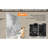 56 - 60 "W X 76" H Bathroom Single Sliding Shower Door With 1/4"  6 Mm  Clear Tempered Glass, Proof Film, Stainless Steel Handle And Square Tube Track In Brushed Nickel, American Style, Smooth-121479050