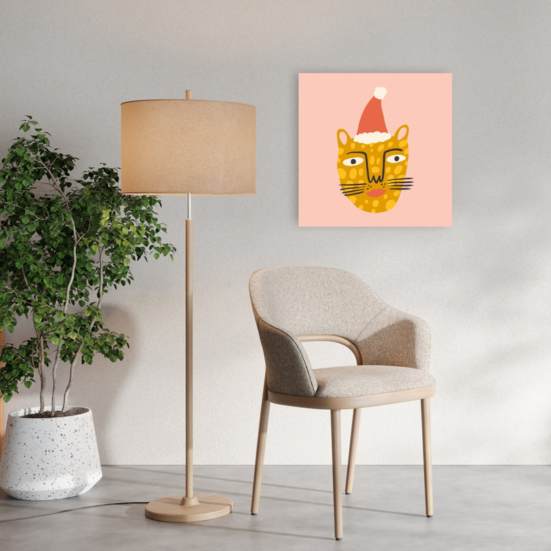 Happychristmasno33, impression d'art mural contemporain, 24" H x 24" W
