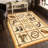 Area Rug In Beige - 2 Ft. 7 In. X 3 Tribes Gcyls4010 And Low Maintenance Stain 100% Polypropylene With Jute Backing Made Turkey Soft Ideal For Living Spaces Backed Turkish Craftsmanship