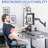 Pneumatic Arm Single Monitor Wall Mount