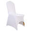 Housses de chaise de mariage blanches extensibles
