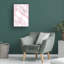 Rose moderne et contemporain sur toile-93516510