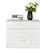 Amaiia 3 - Drawer Storage Cabinet Dresser in White