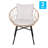 Harleysville Wicker Outdoor Lounge Chair-1872871966