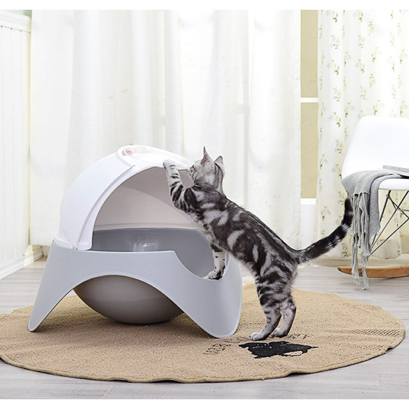 Litière avec couvercle Riverton Modern Dome
