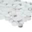 Carreau de mosaïque murale aspect marbre 10,5 po x 10,5 po Bubble Art-69567820