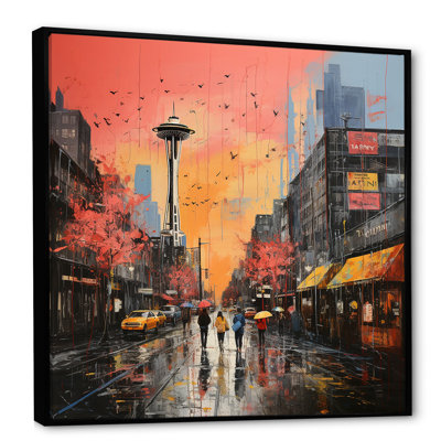 Pop Art Seattle Cityscape Views - Seattle, art mural
