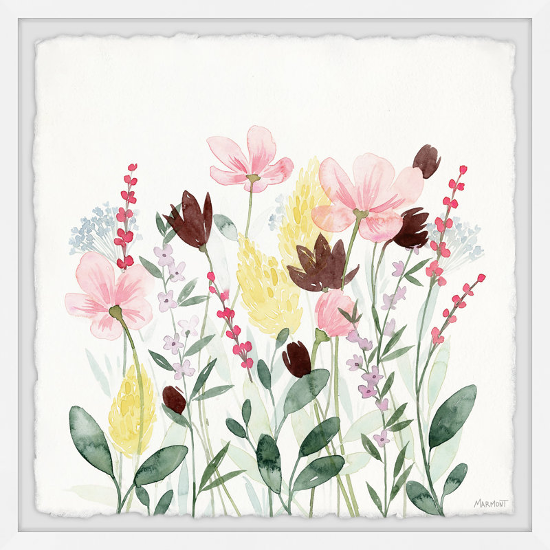 May Posy II by Marmont Hill - Single Picture Frame Painting, 41cm H x 41cm W