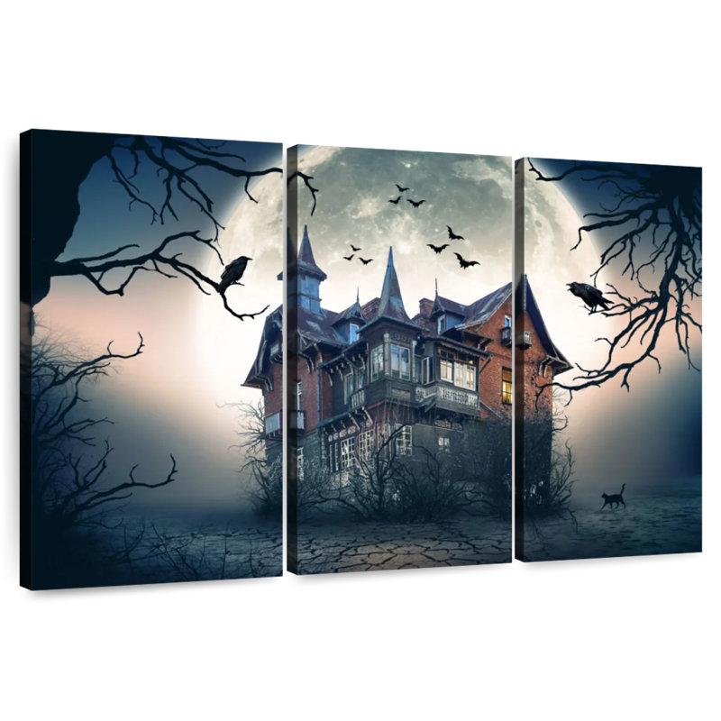 Horror House, 36" H x 57" W