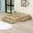 Wooden Platform Bed with 6 Drawers-212478041-212478044