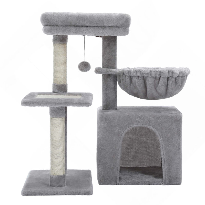 Tour pour chat 28,5 po de hauteur, Gris