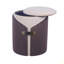 Repose-pieds deux tons avec rangement ou tabouret de coiffeuse