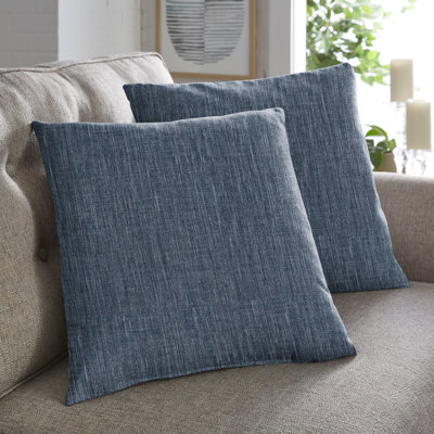 Andrew Indoor Knife Edge Linen Pillow Set of 2