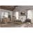 King Upholstered And Strap Panel Bed