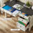 54'' Farmhouse Executive Desk With Storage, Home Office Desk With Drawers, File Cabinet And Power Outlets-798393413