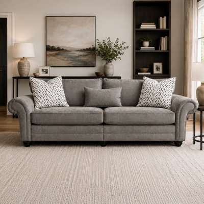 Dalton Textured Wave Sofa- Made in the UK