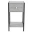 One-Drawer Compact Bedside Cabinet, Wood-Effect Finish, 33cm-1529834634