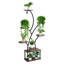 8-Tier Lighted Indoor Plant Stand With Grow Lights, Tree-Shaped Metal Display Rack For Living Room And Balcony Decor