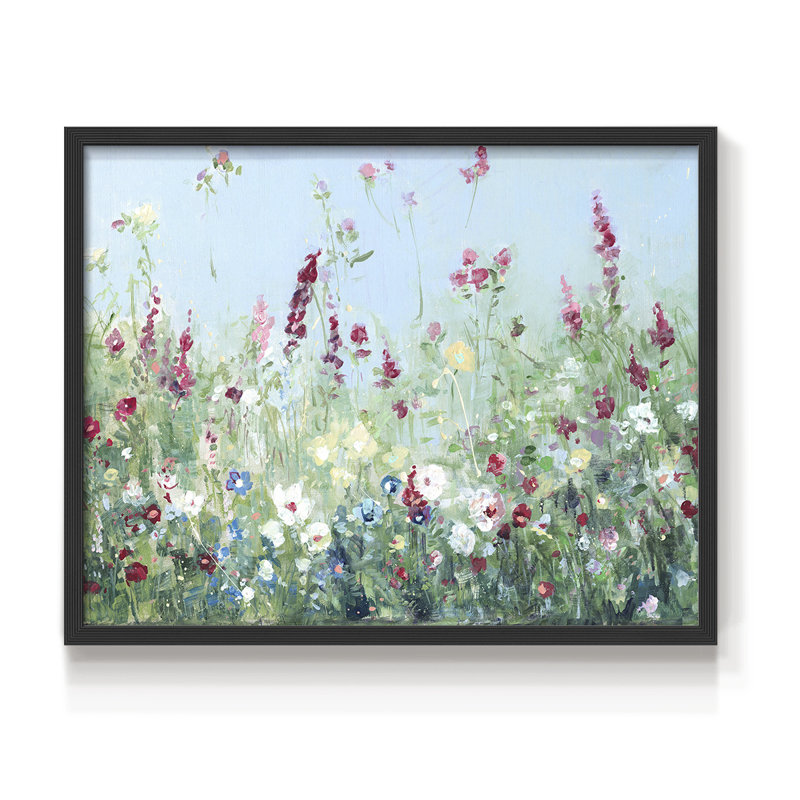 Sweet Summer Meadow -Framed Print - Restickable