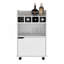 Chariot-bar H 35 po avec deux tablettes, quatre casiers à vin et une armoire-1499106976