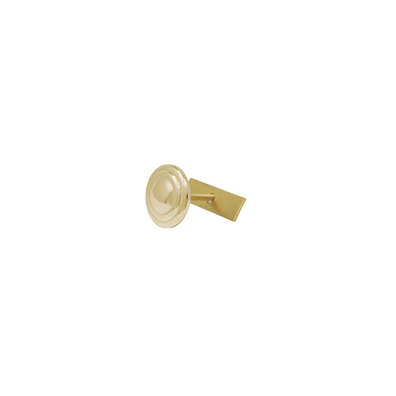 Couvercle de trou d'évier Strom Living avec 1 1/2 po de diamètre et 5/16 po de haut, Laiton ultra enduit