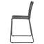 Chaise de comptoir Jerome en corde tissée gris anthracite (ensemble de 2)-108608044