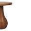 Table d'appoint à base courbée