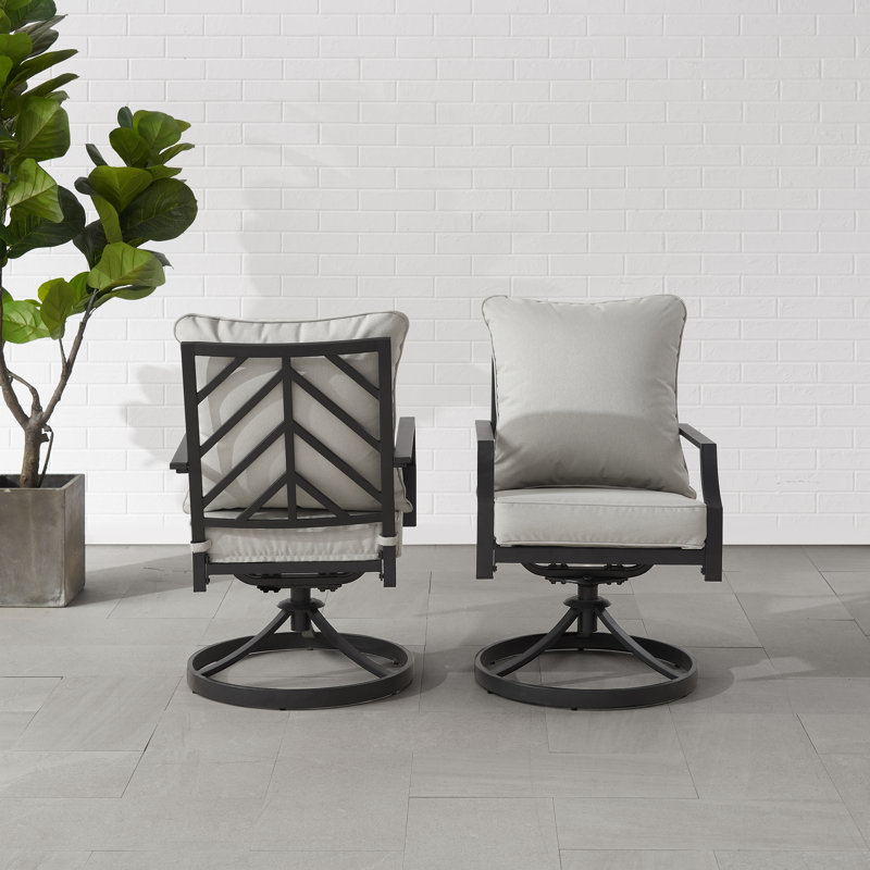 Chaise de patio avec coussin Tollstrup, Oui