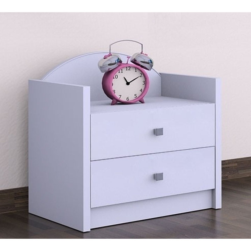 Emilio Nightstand, White