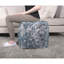Pouf carré Anita, bleu