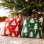Abstract Red + Green Backrest Cushion