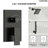 Pressure-Balanced Rainfall Shower System, High-Pressure Rain Shower Head with Handheld Spray-106893501